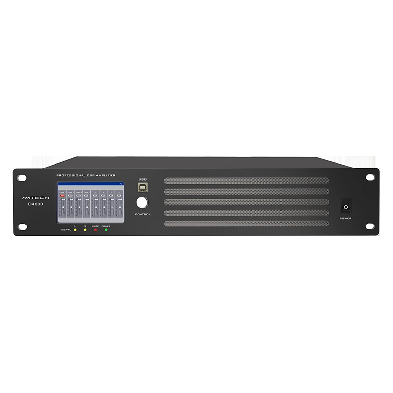 4 CH 600W Dante DSP mrežno pojačalo napajanja